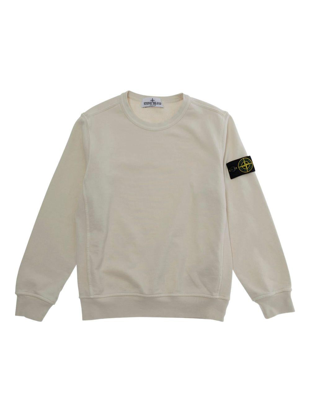Felpa grigia per bambino 66100005S0040 V0097 Stone Island Kids 