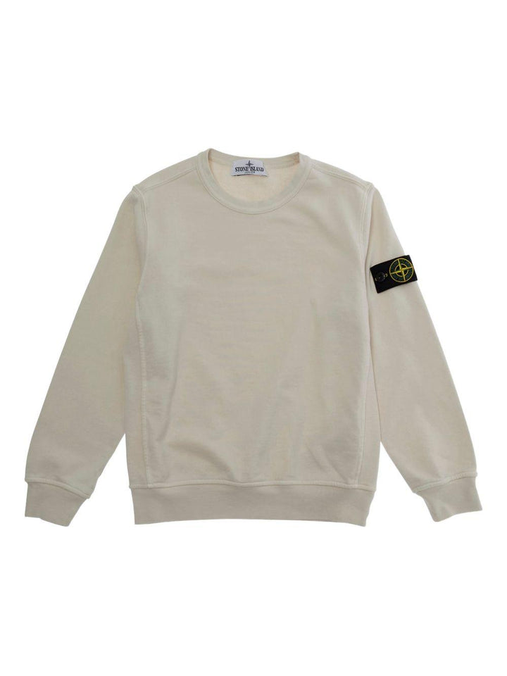 Felpa grigia per bambino 66100005S0040 V0097 Stone Island Kids 