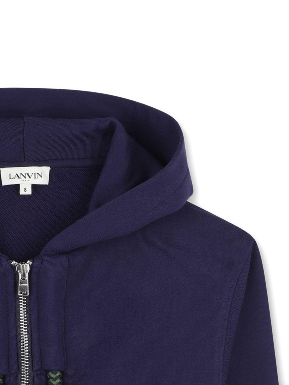 Felpa blu per bambino N30317 868 Lanvin Enfant 
