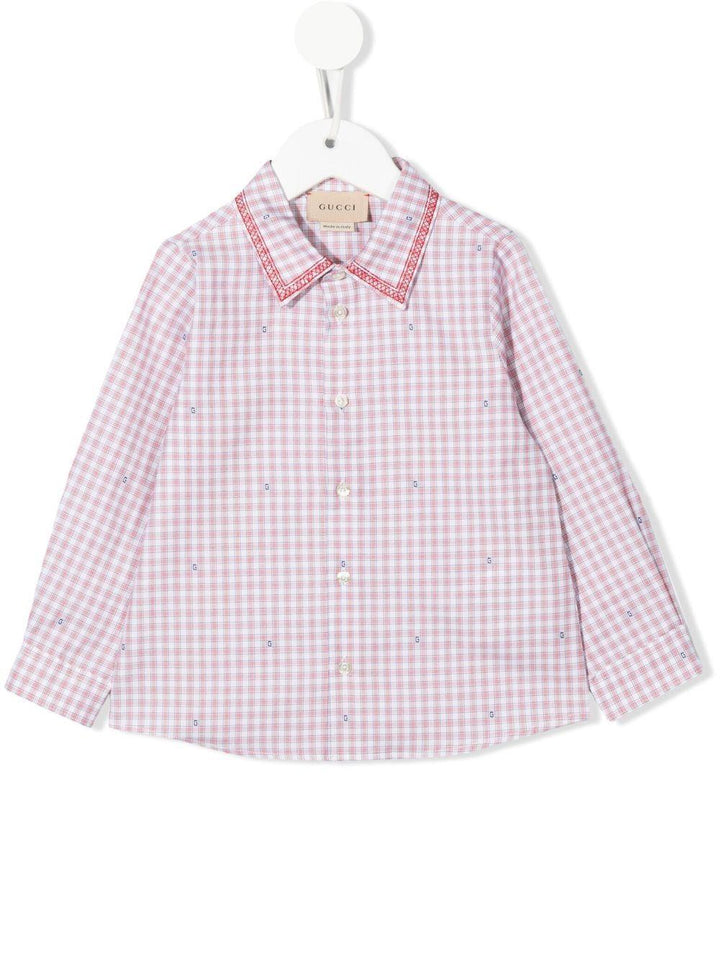 Camicia beige per neonata