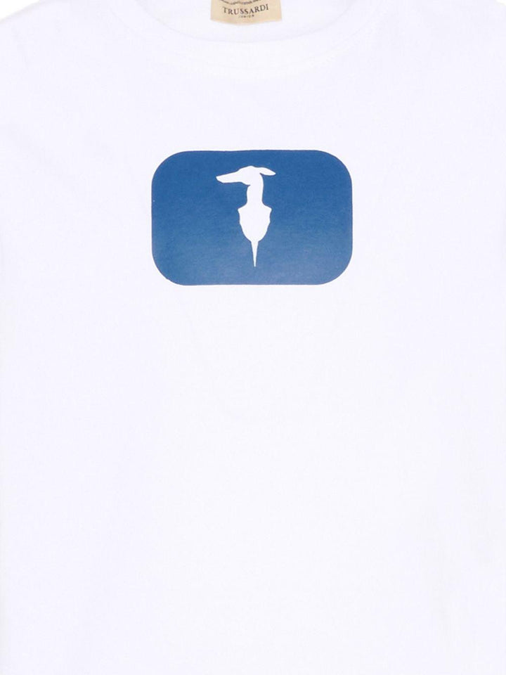 T-shirt bianco per bambino TIP26093TSK WHI Trussardi Kids 