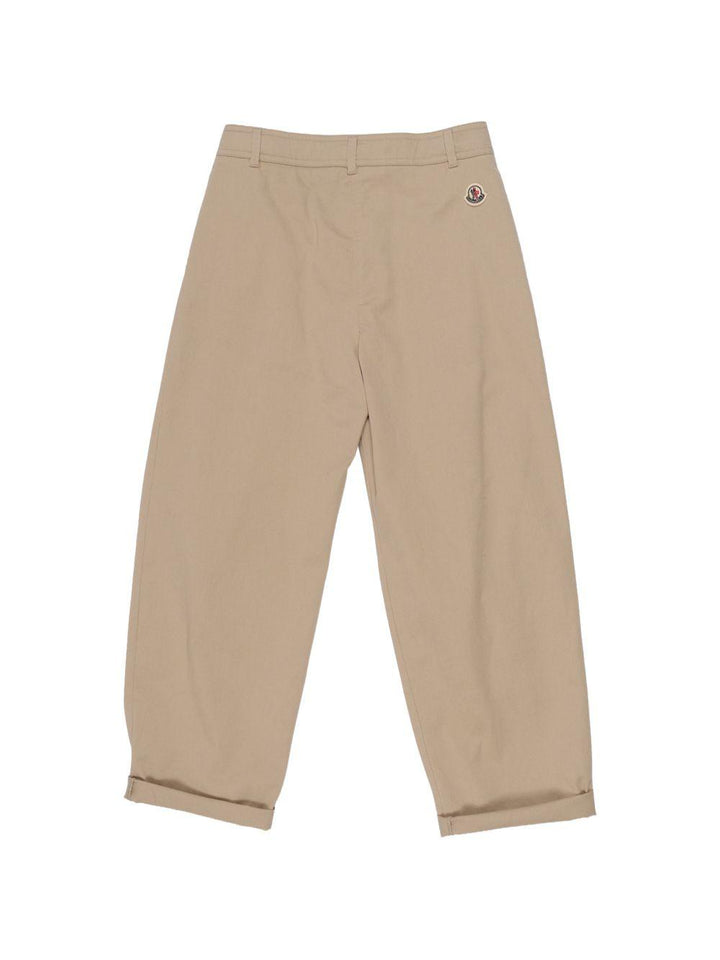 Pantalone beige per bambina 9542A00003598QH 21L Moncler Kids 