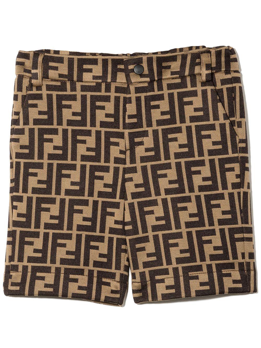 Bermuda marrone per neonato BMF176A6A6 F0E0X Fendi Kids 
