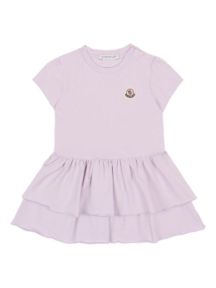 Abito viola chiaro per neonata 9518I0000489AUM 509 Moncler Kids 