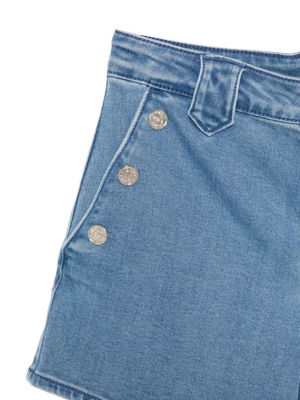 Bermuda in jeans blu per bambina 261GJ2063 03451 Twin Set 