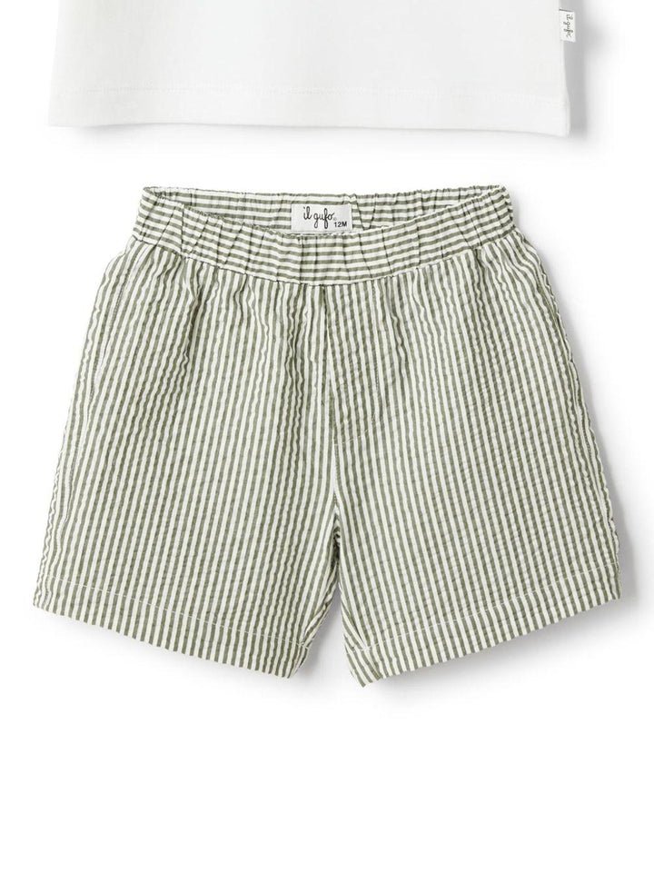 Completo sportivo bianco/verde