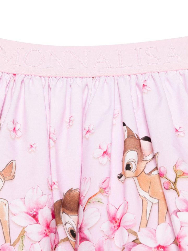 Gonna rosa/multicolore per bambina