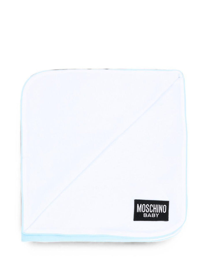 Coperta celeste per neonato MTB00FLCA40 40304 Moschino Kids 