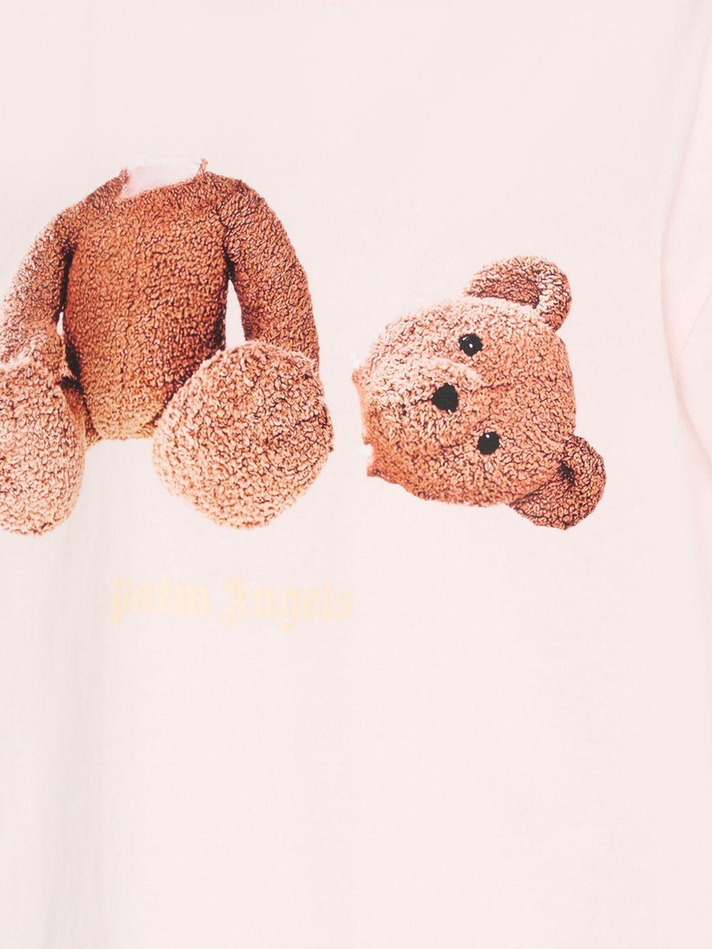 T-shirt rosa per bambino PGAA002S26JER002 042 Palm Angels Kids 