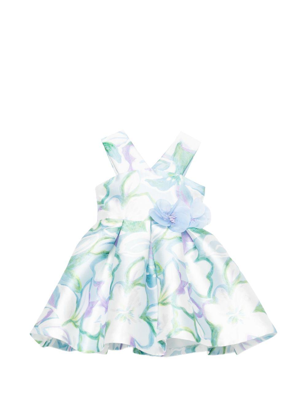 Abito multicolor per bambina 5052 008 Abel & Lula 