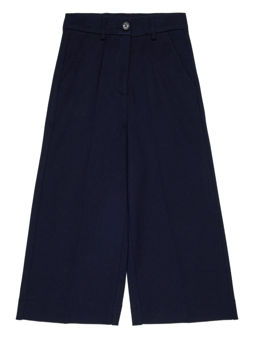 Pantalone blu scuro per bambina MX0308MX00K MX854 Max&co Kids 
