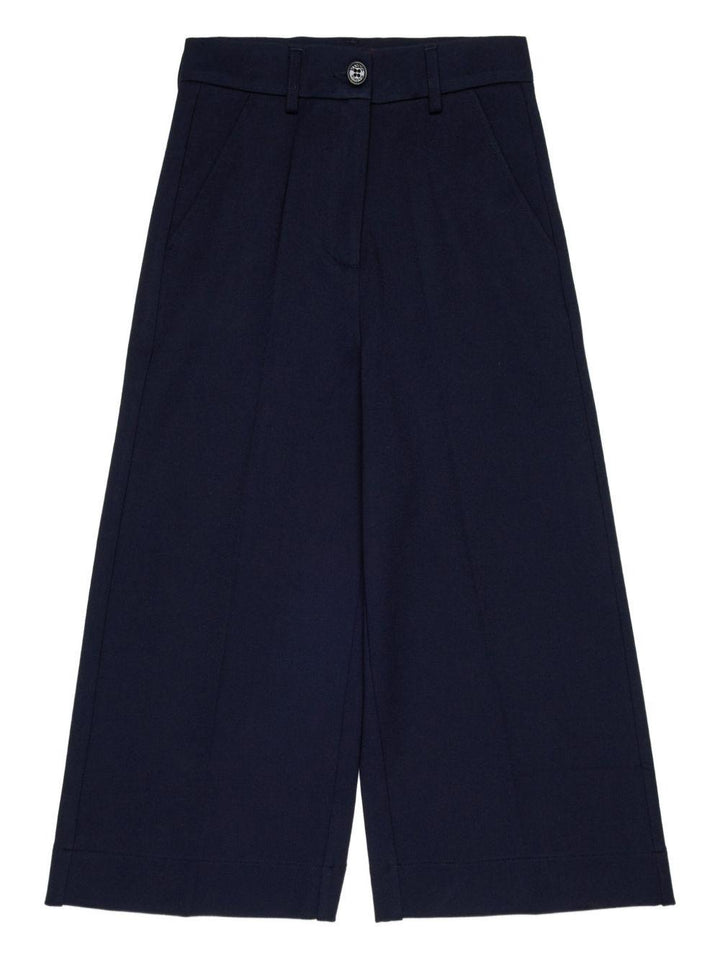 Pantalone blu scuro per bambina MX0308MX00K MX854 Max&co Kids 