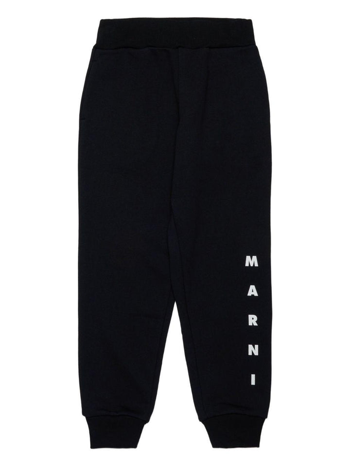Pantalone nero per bambino M01218M00V0 0M900 Marni Kids 
