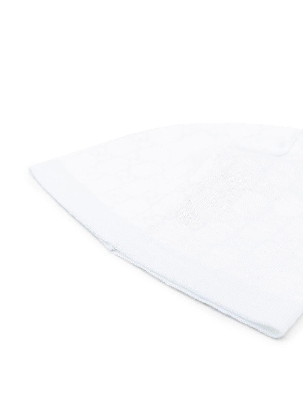 Cappello azzurro/bianco per neonato