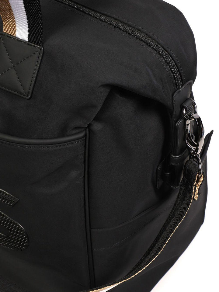 Borsa mamma nera con logo
