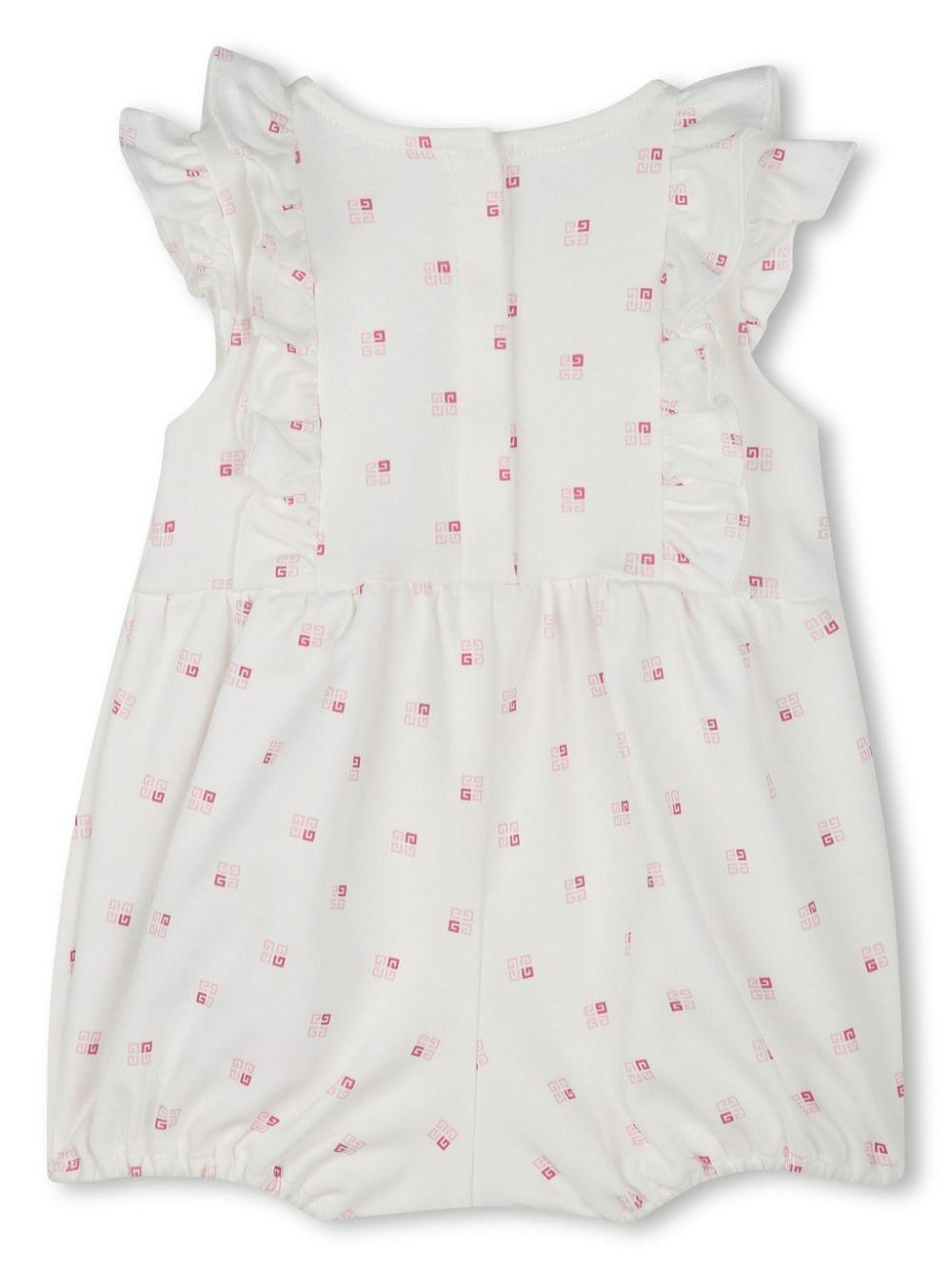 Pagliaccetto bianco per neonata
