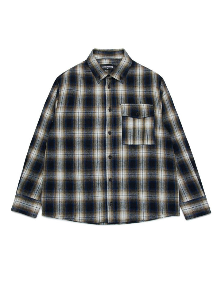 Black/multi-colored shirt for children