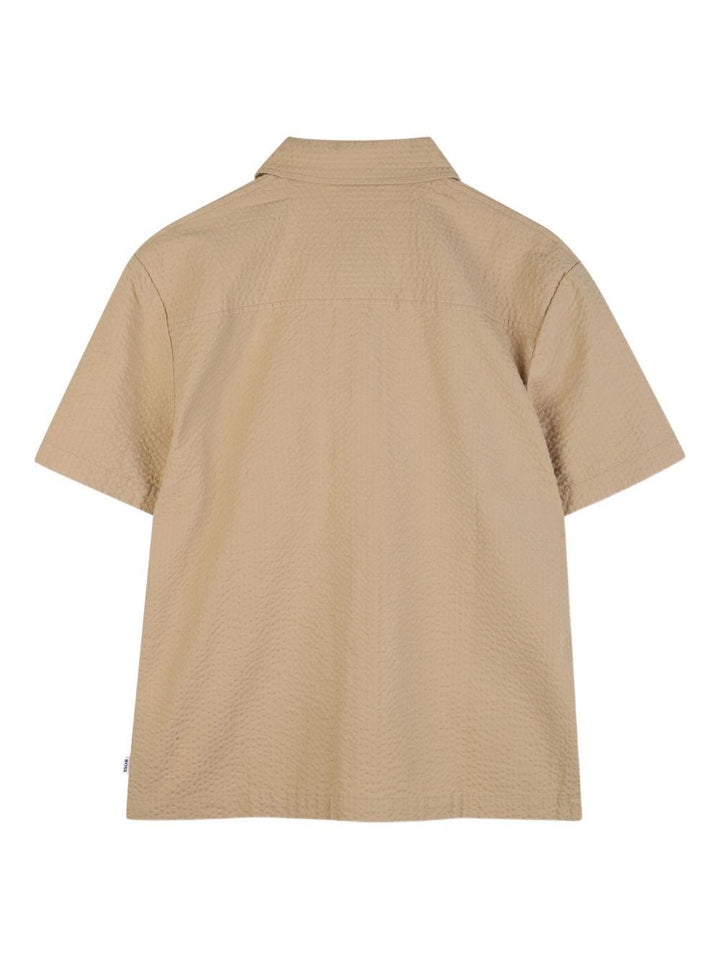 Camicia marrone chiaro per bambino J52946 249 Boss Kids 