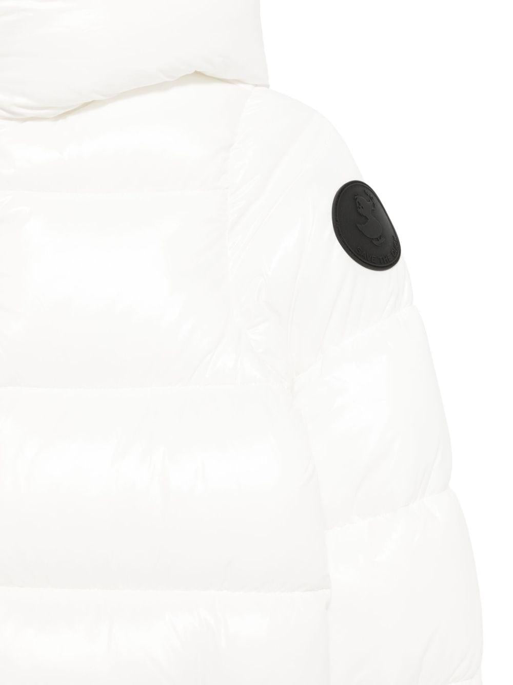 Save the Duck Kids White Jacket for Girls