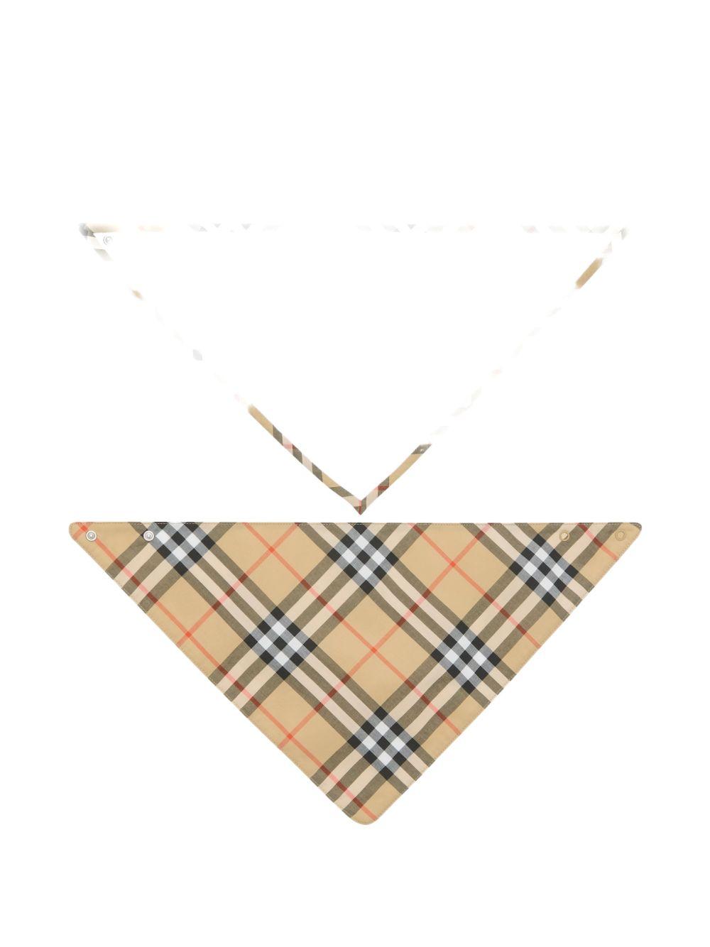 Bandana bianca/beige per neonato 8122834 A1464 Burberry Kids 