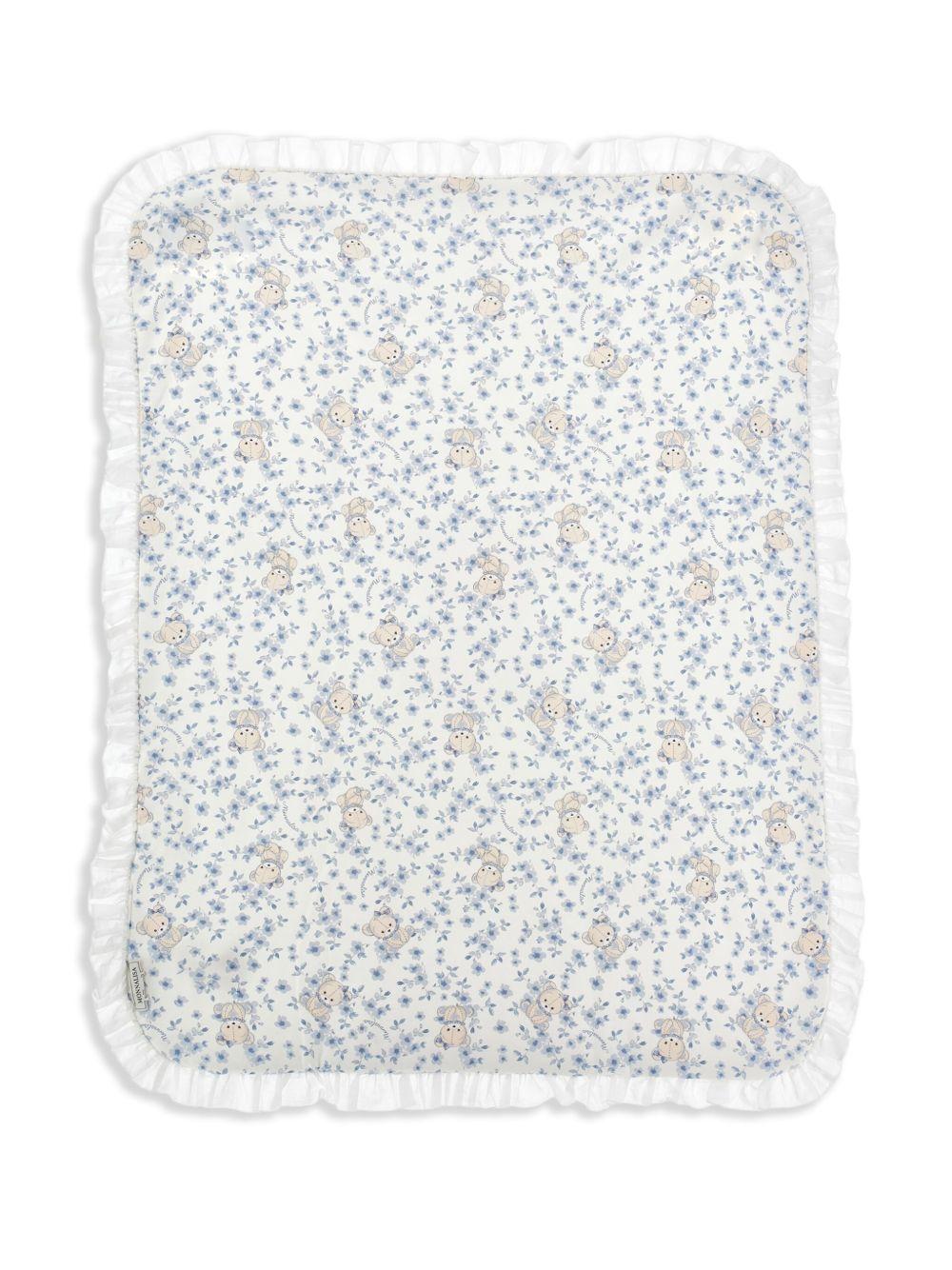 Coperta bianca per neonato 35F0066000 0151 Monnalisa Kids 
