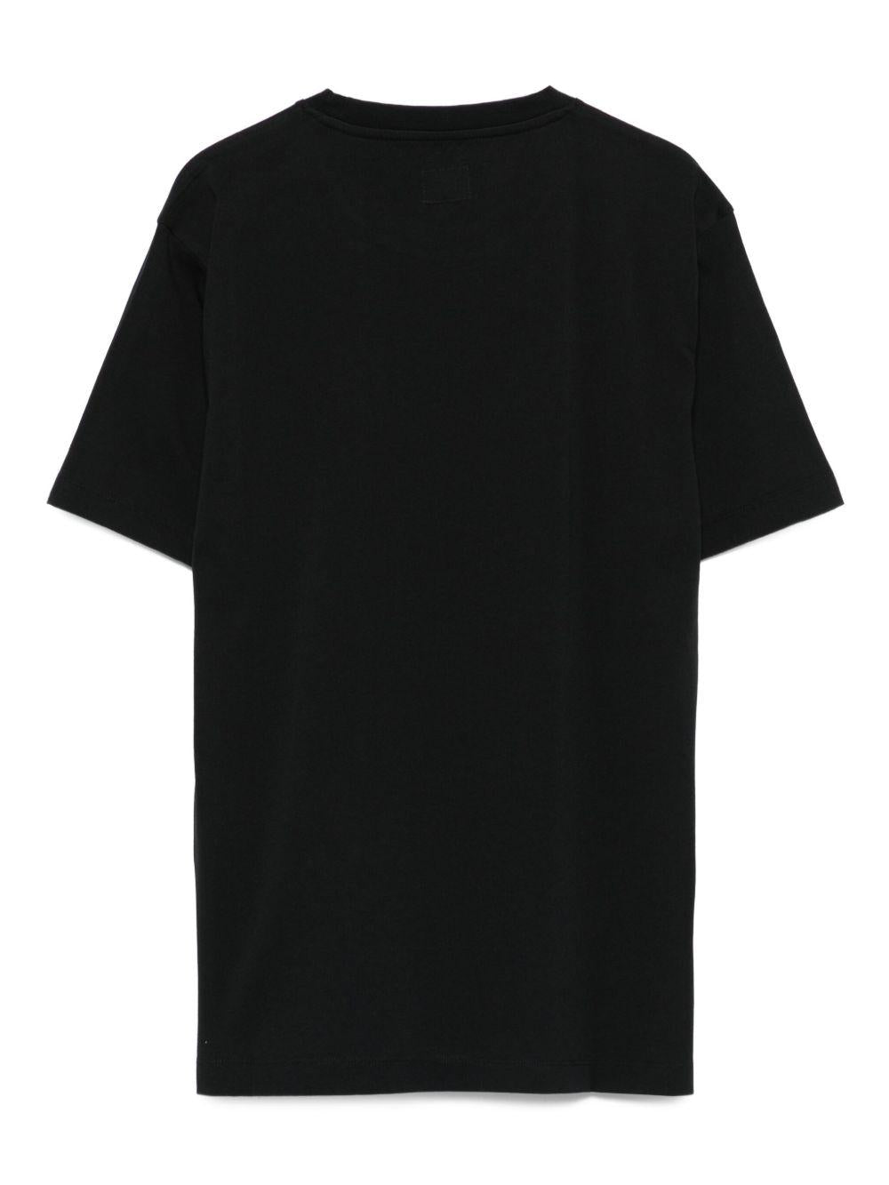 T-shirt nero per bambino CUM00SLAA17 60100 C.P Company Kids 