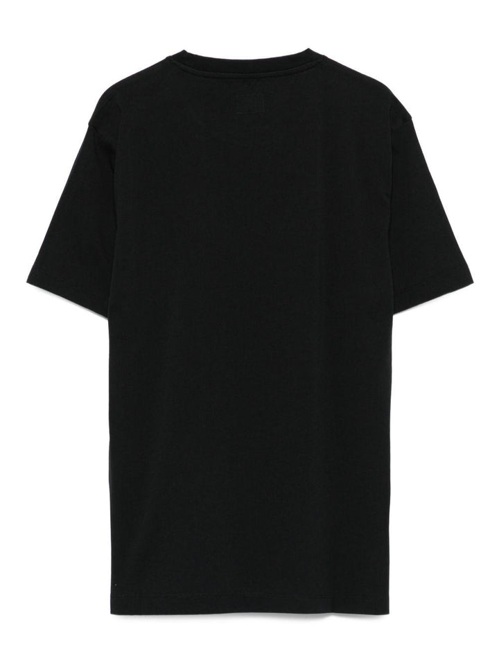 T-shirt nero per bambino CUM00SLAA17 60100 C.P Company Kids 