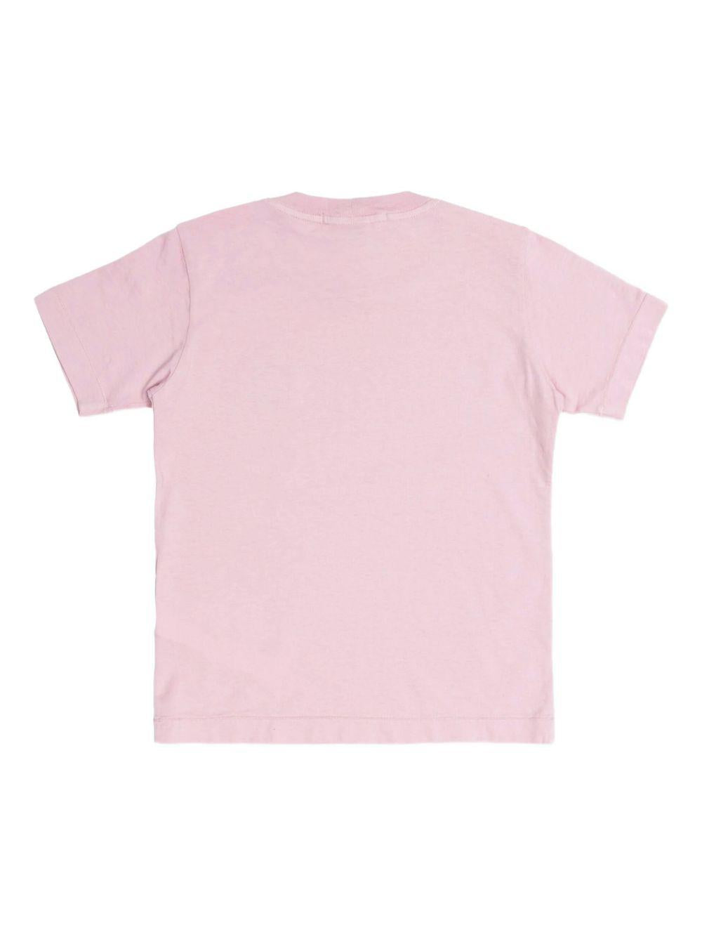T-shirt rosa per bambino 62100002S0047 V0080 Stone Island Kids 