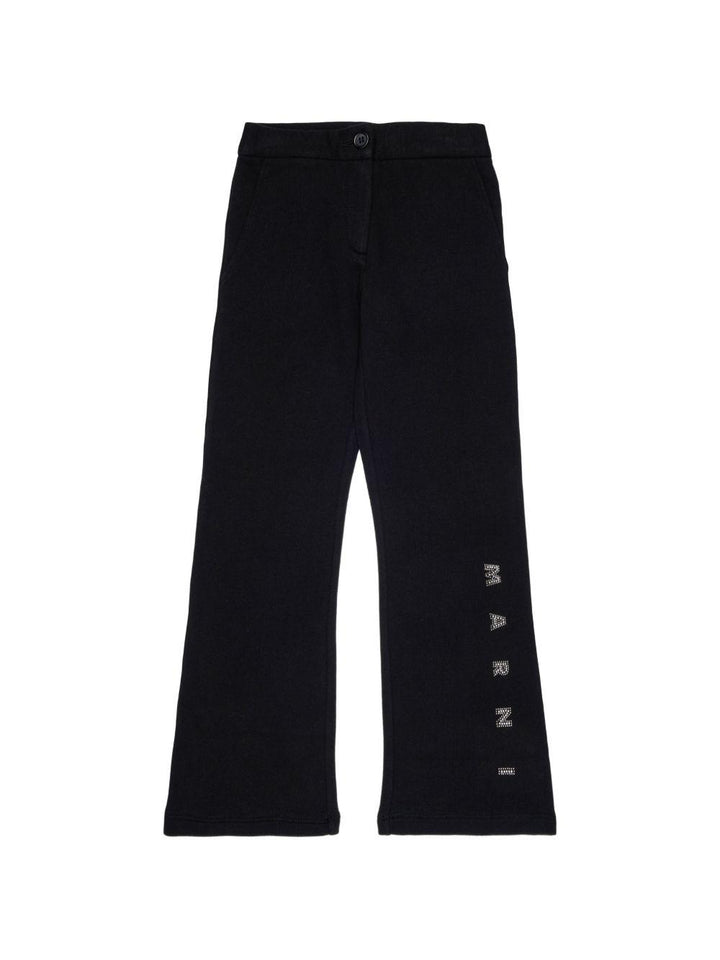 Pantalone nero per bambina M01911M00SH 0M900 Marni Kids 