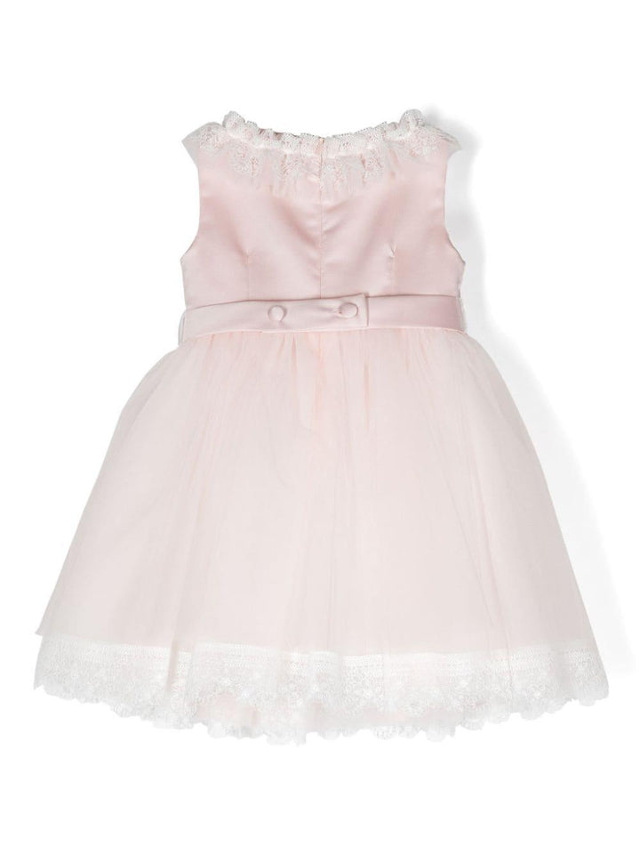 Pink tulle dress for baby girls