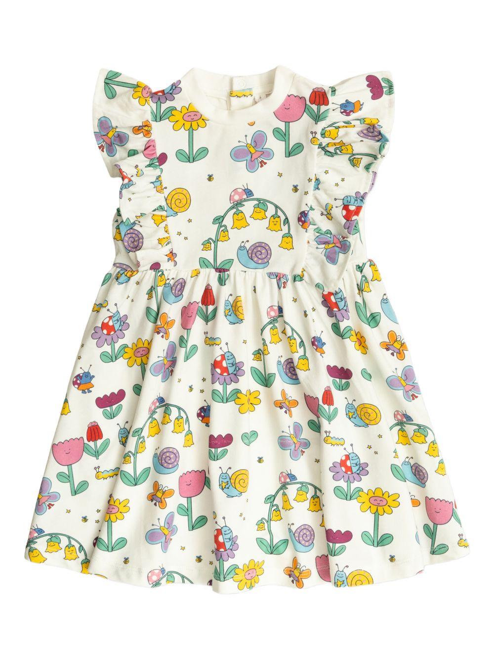 Abito bianco per neonata TY1011Z3574 101MC Stella McCartney Kids 