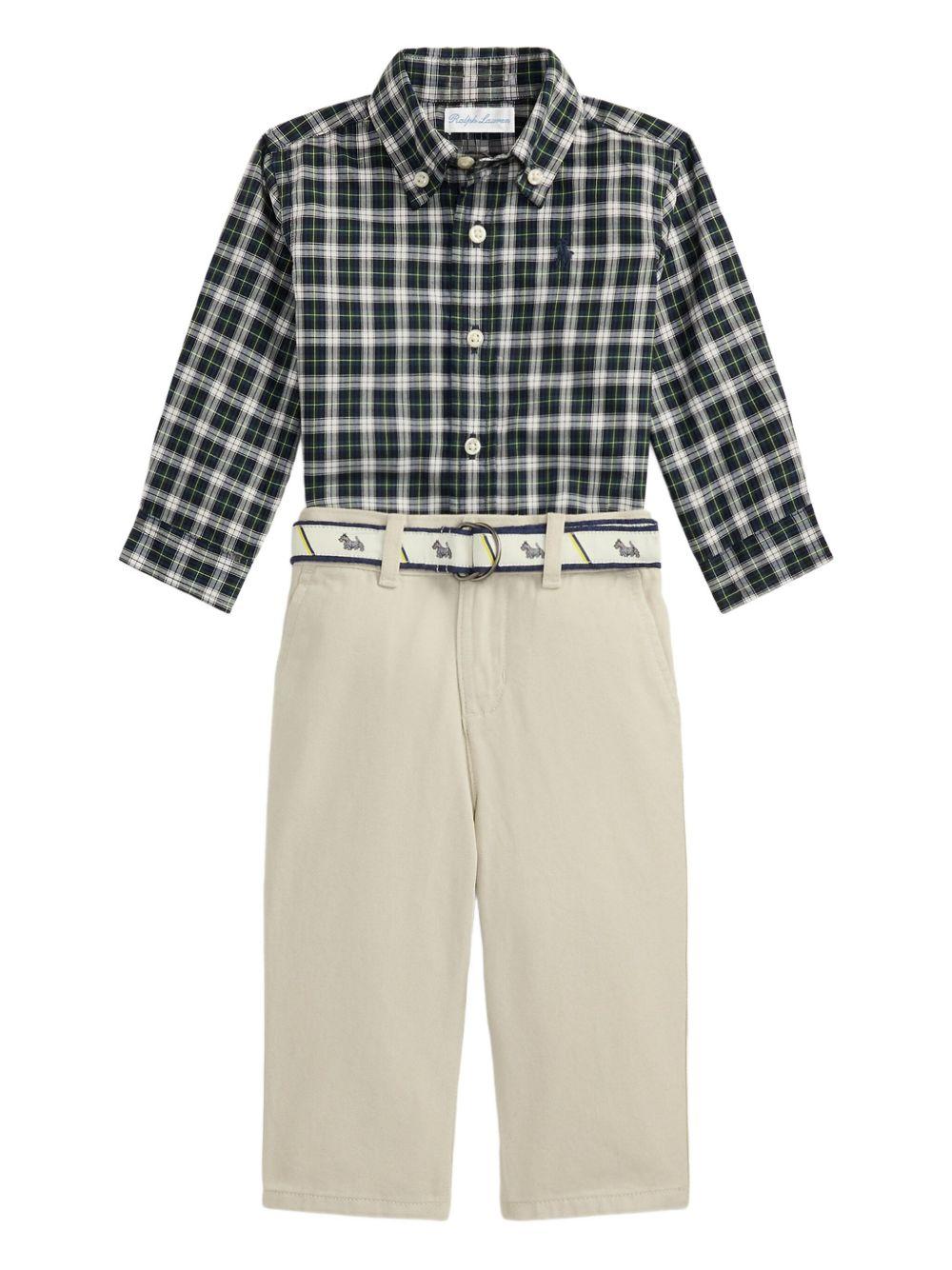 Completo beige per neonato 320980522 001 Ralph Lauren Kids 