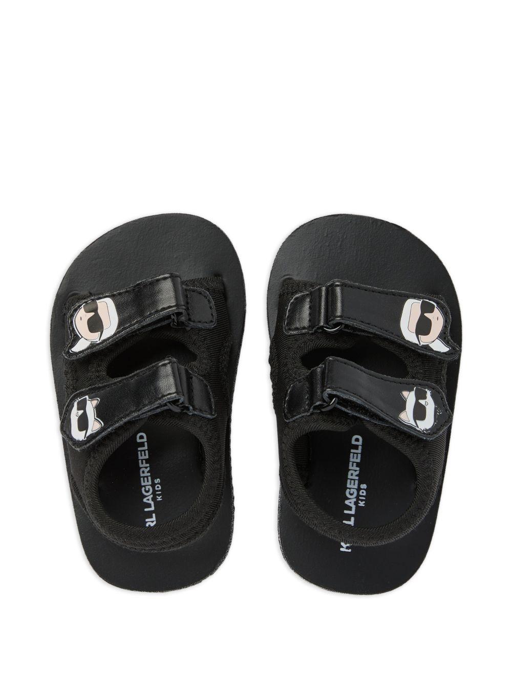 Sandali nere per bambina Z31183 09B Karl Lagerfeld Kids 