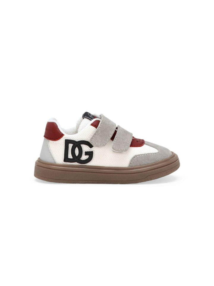 Multicolored leather sneakers for kids