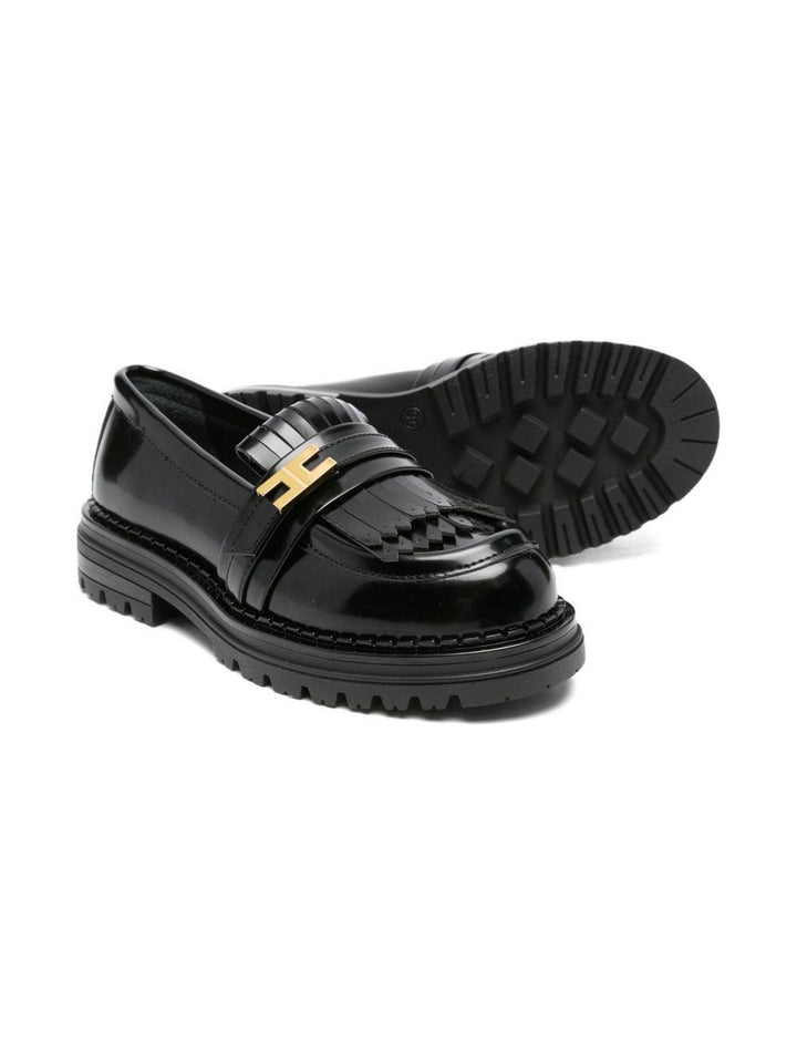 Scarpe nere per bambina F4A4E03981259 930 Elisabetta Franchi Kids 