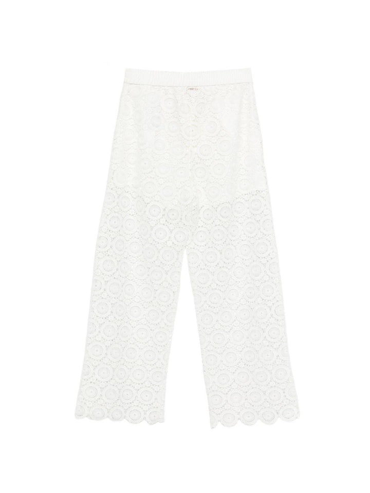 Pantalone bianco per bambina 261GJ2Q21 00526 Twin Set 