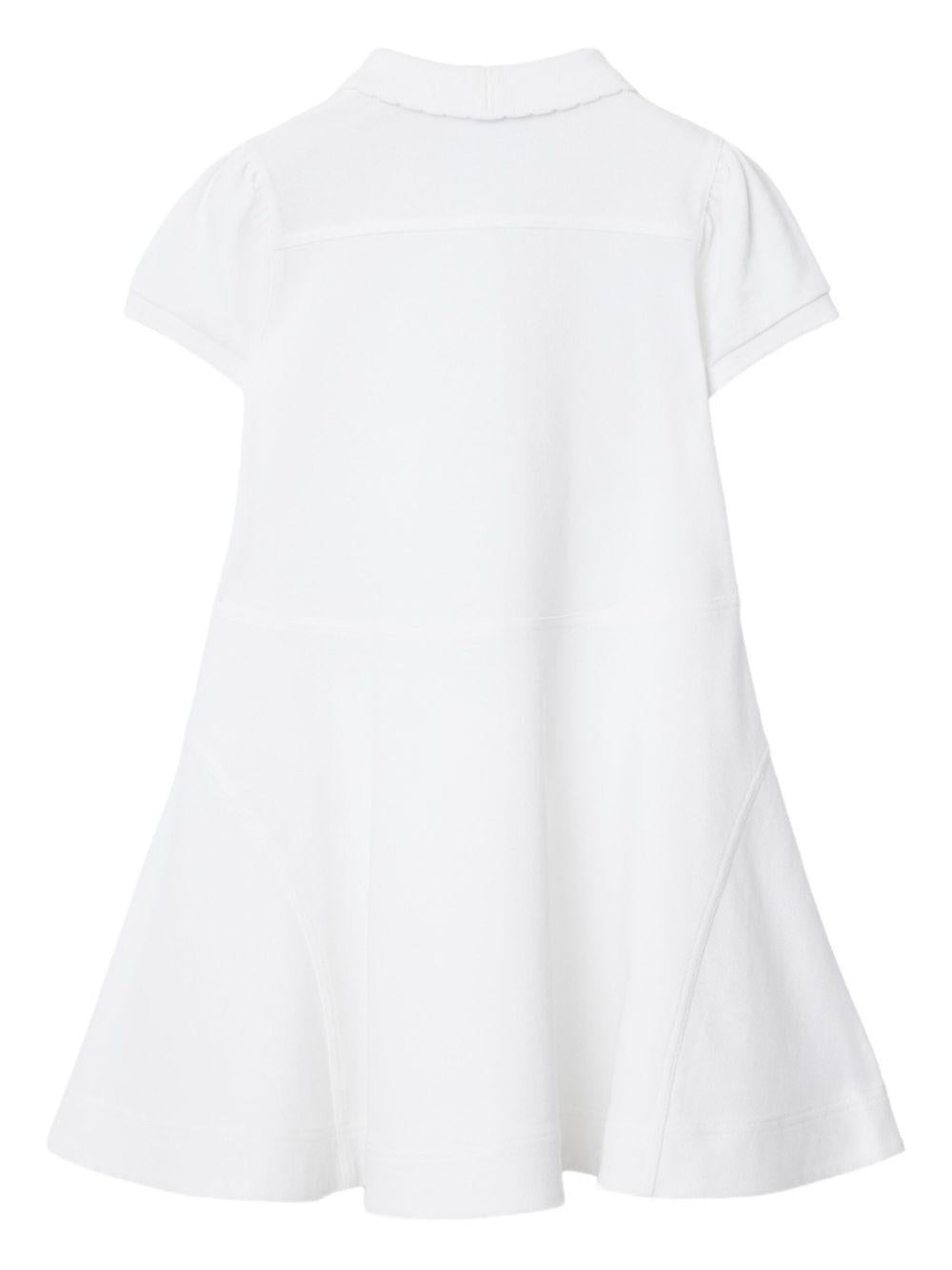 Abito bianco per bambina 8117428 A1464 Burberry Kids 