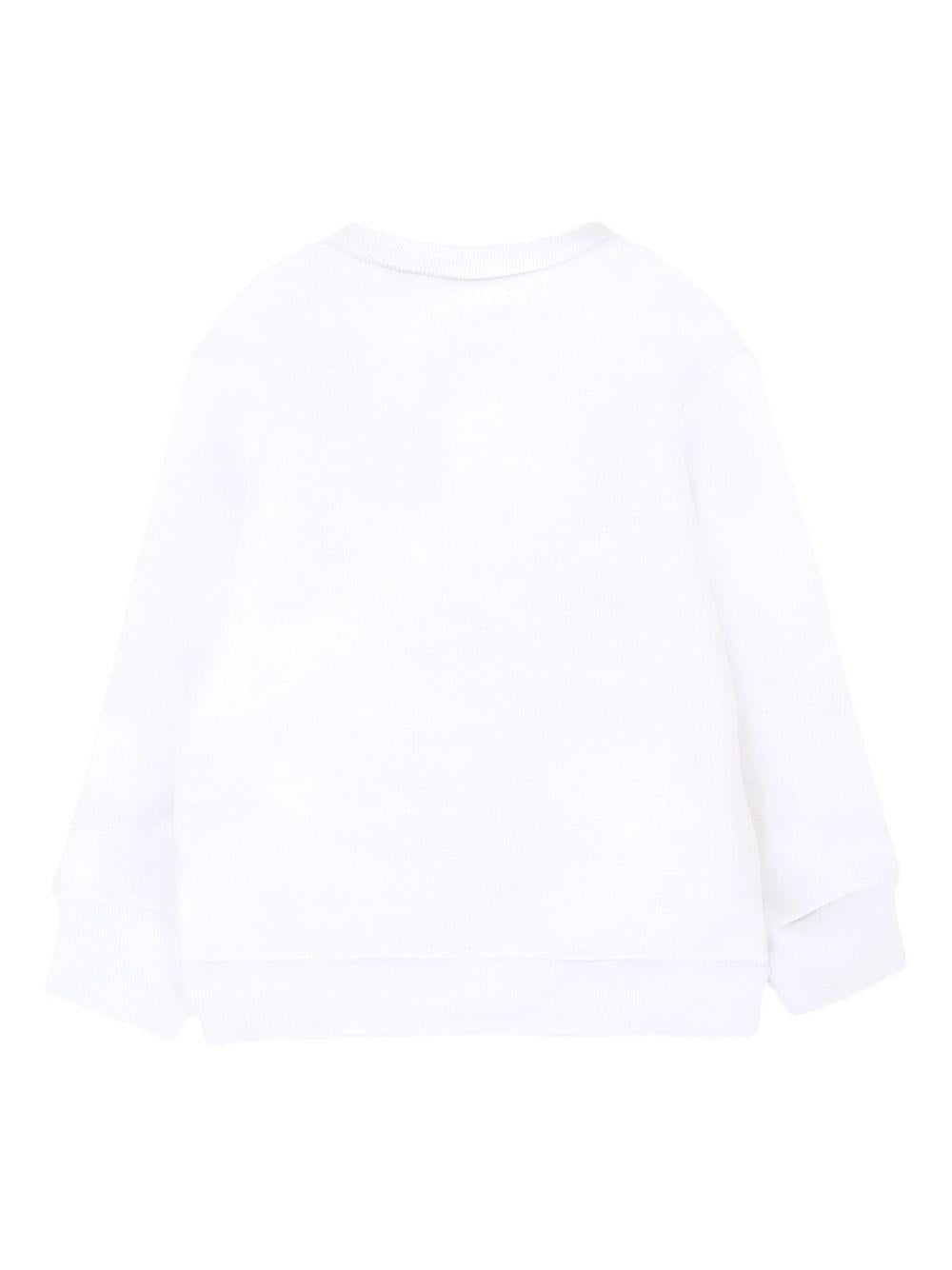 Felpa bianca per neonato DQ3096D00ZF DQ100 Dsquared2 Kids 