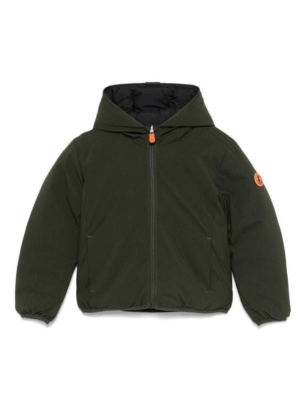 Giubbotto verde/nero per bambino J33600BMATT21 50071 Save The Duck Kids 