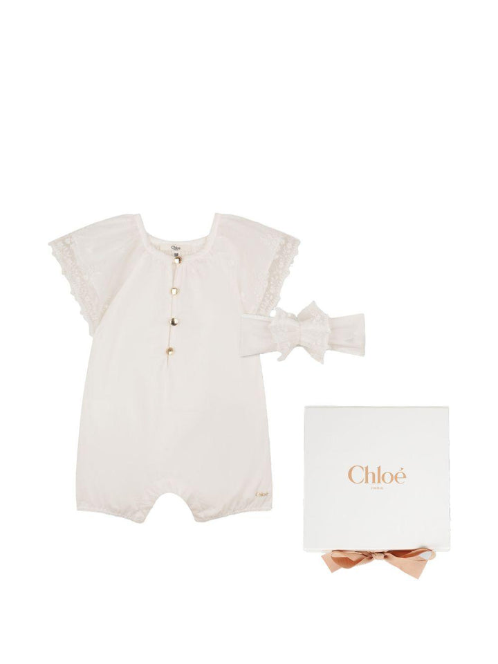 Tutina bianca per neonata C20928 117 Chloe 