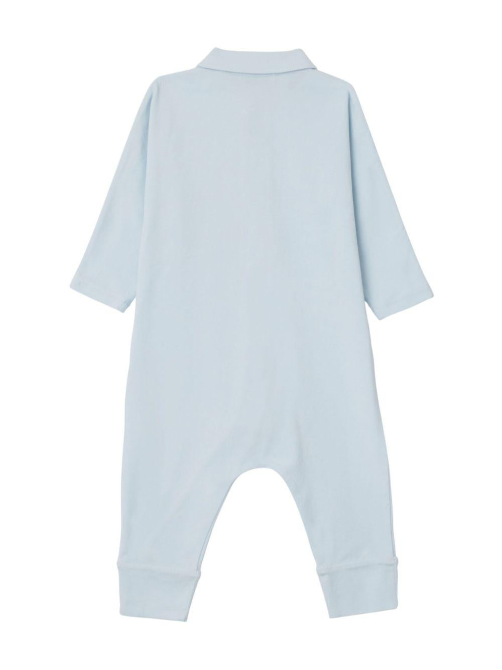Tutina celeste per neonato 8104526 A3149 Burberry Kids 