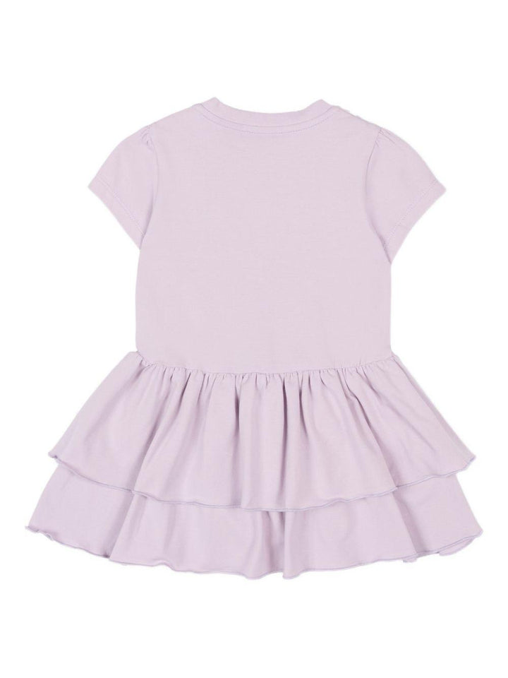 Abito viola chiaro per neonata 9518I0000489AUM 509 Moncler Kids 