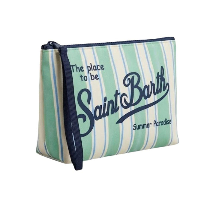 Borsa verde/bianca per bambina ALIN001 01160L MC2 Saint Barth Kids 