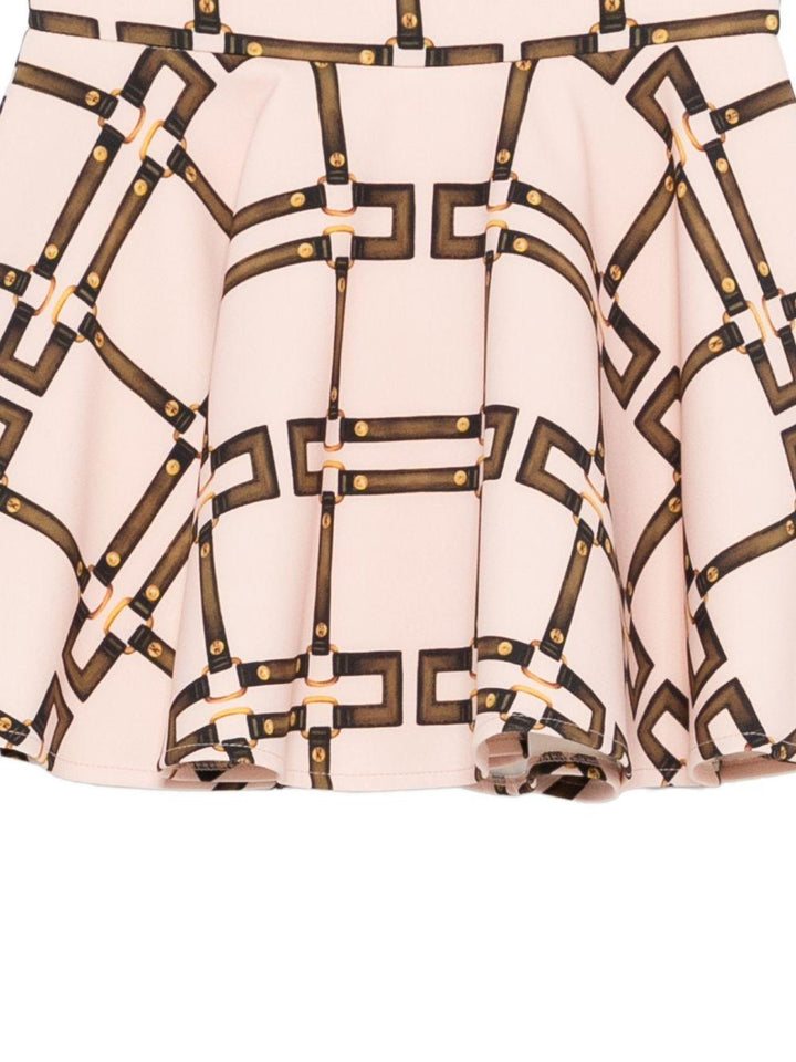 Gonna rosa per bambina EGGO0550GAE01 C053 Elisabetta Franchi Kids 