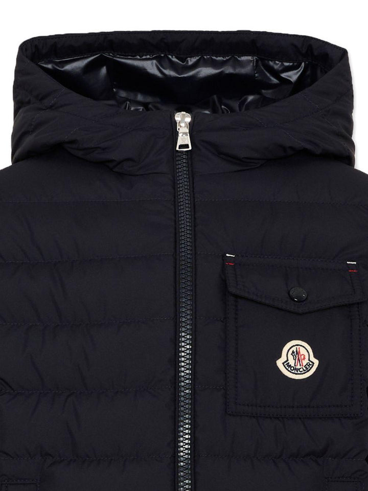 Giubbotto nero per bambino 9541A00022597YW 778 Moncler Kids 