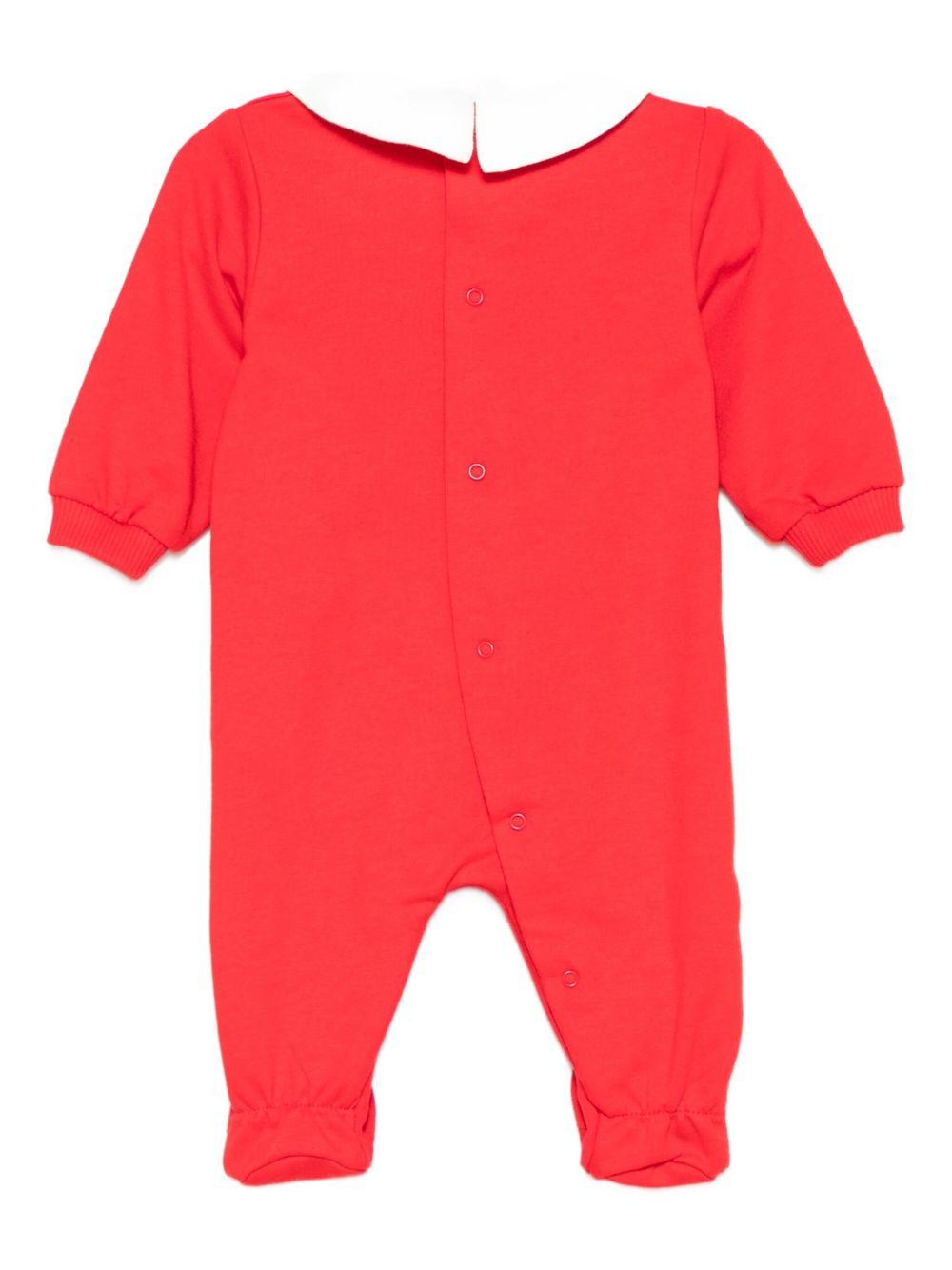 Tutina rossa per neonata MXY037LCA40 50109 Moschino Kids 
