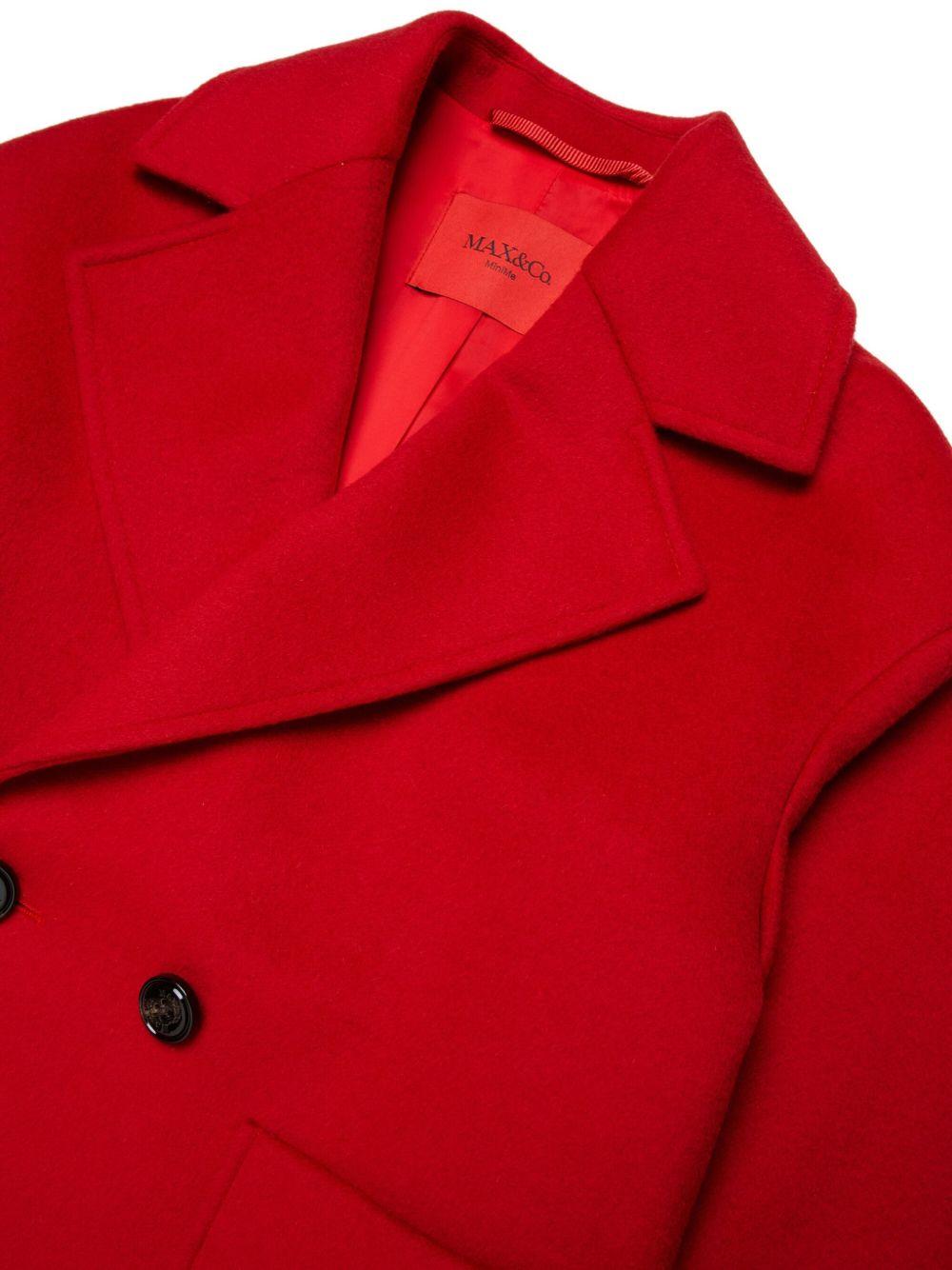 Cappotto rosso per bambina MX0229MX052 MX400 Max&co Kids 