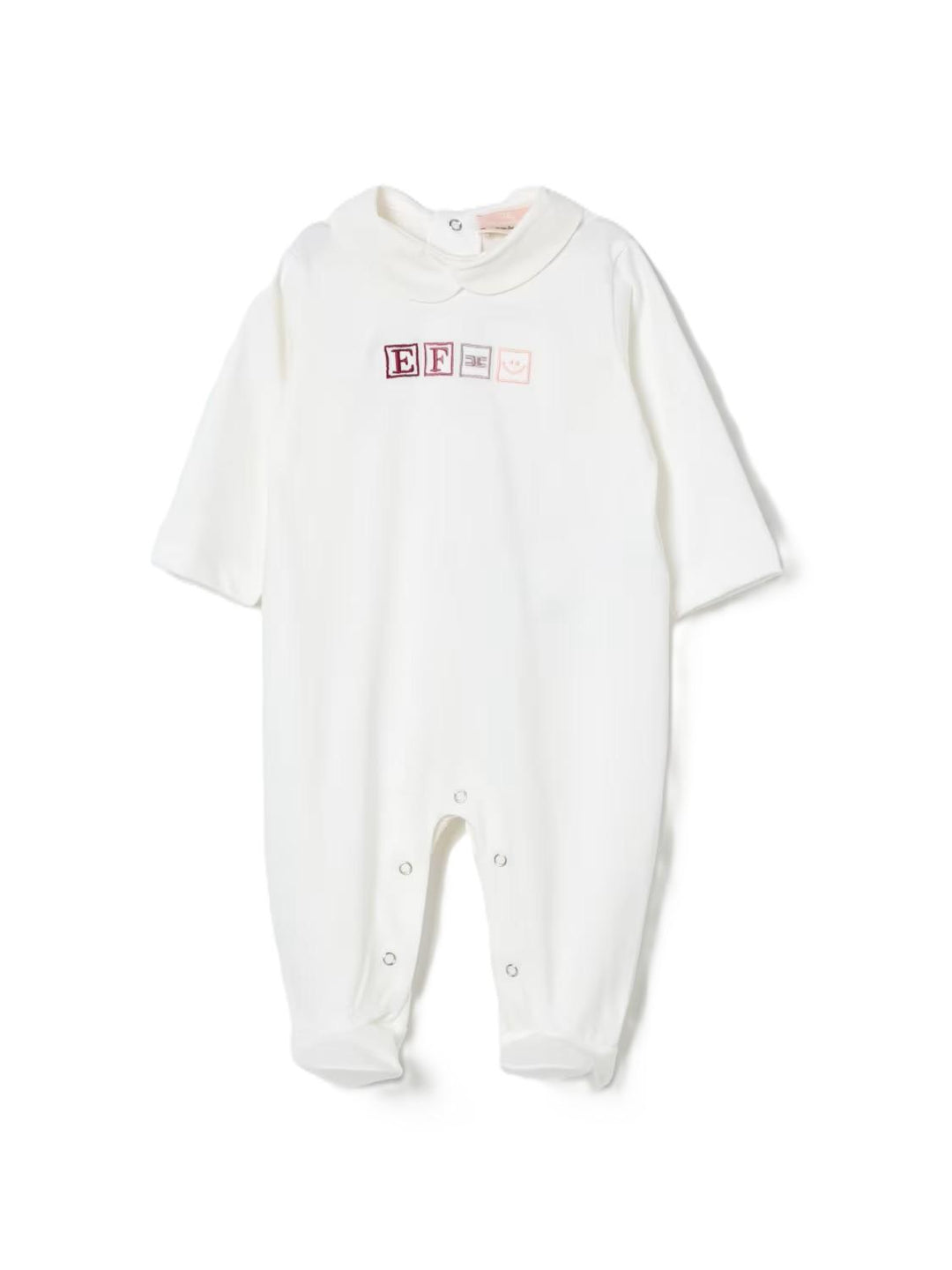Tutina bianca per neonata ENTU1360JF054 0000 Elisabetta Franchi Kids 