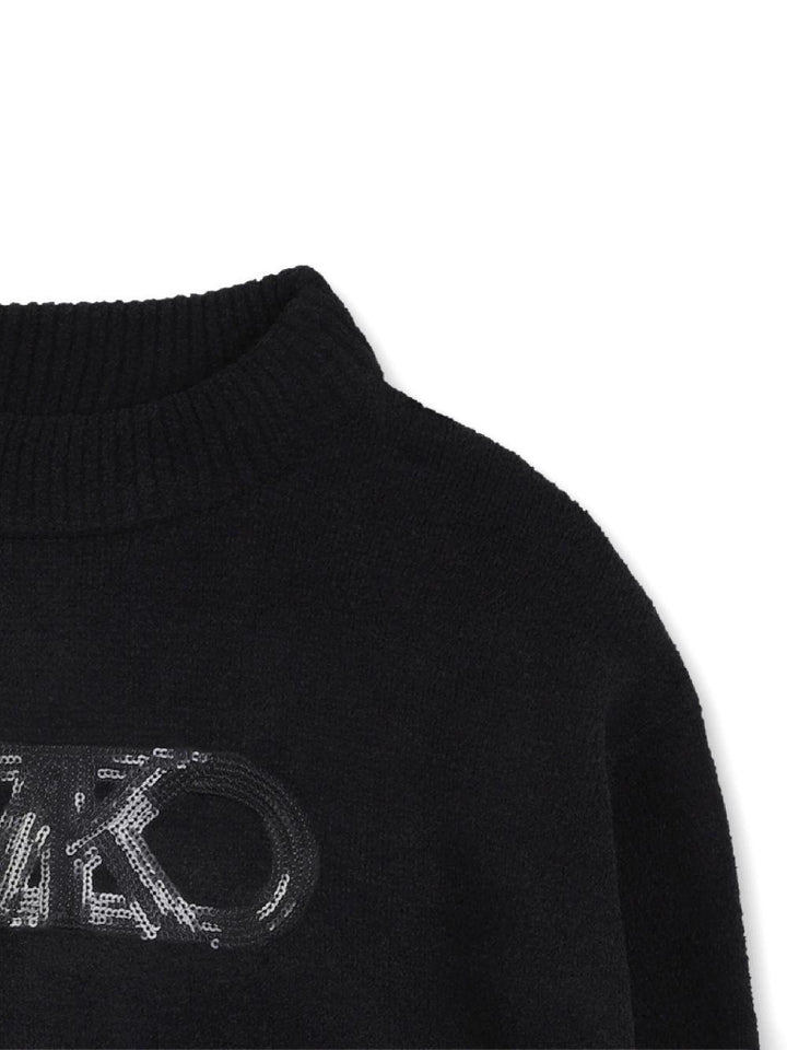 Maglione nero per bambina R30460 09B Michael Kors Kids 