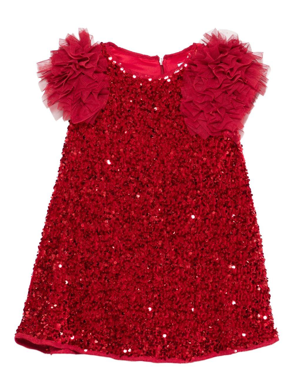 Abito rosso per bambina 5529 002 Abel & Lula 